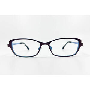 Bevel Eyeglasses Frames Blue 8638 Rotoonda GTSB 52-15 7588